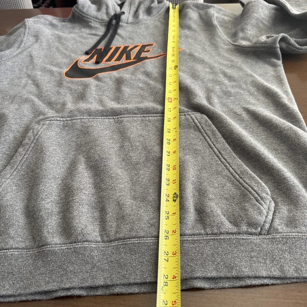 Nike Sportswear Club Fleece Men's Hoodie Dark Gray Logo Size XL Style AJ6352-071